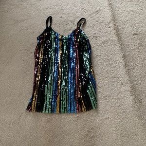 Mumu sequin tunic dress